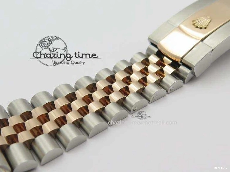 MiroTime 0313 Vibrant DateJust 41mm 126303 Noob 1:1 Best Edition RG Wrapped Brown Diam Dial Fluted Bezel On Jubilee Bracelet A 3781